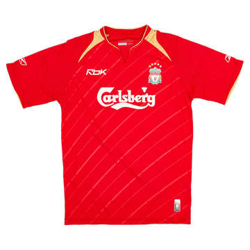 2005-06 Liverpool CL Maillot domicile - 6/10 - (S)