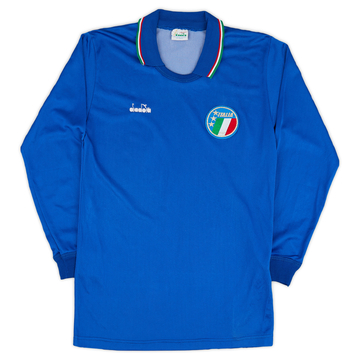 1986-91 Italie Maillot Domicile Manches Longues - 9/10 - (S)