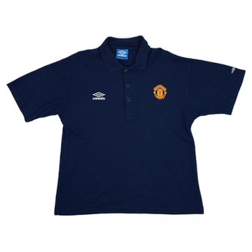 1998-99 Manchester United Umbro Polo - 8/10 - (M)