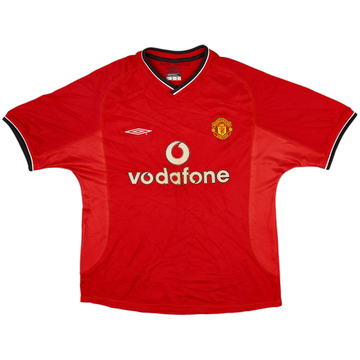 2000-02 Manchester United Maillot Domicile - 5/10 - (M)