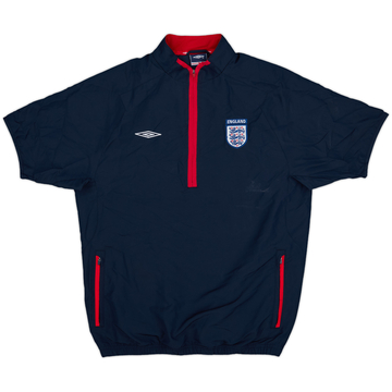 2006-08 England Umbro Haut d'entraînement MC 1/4 Zip - 7/10 - (S)
