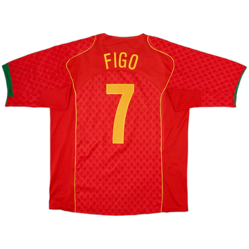 2004-06 Portugal Maillot domicile Figo #7
