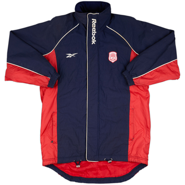 2000-01 Liverpool Reebok Parka de banc rembourrée - 8/10 - (XS)