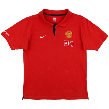 2008-09 Manchester United Nike polo - 7/10 - (L)