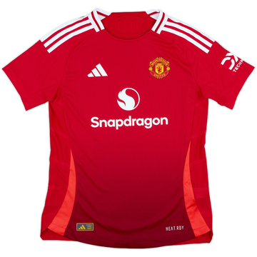 2024-25 Manchester United Maillot Domicile Authentique - 10/10 - (Femme S)