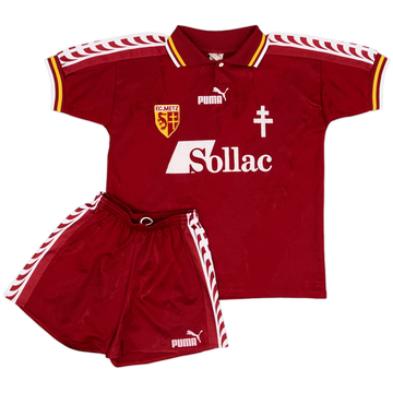 1996-97 Metz Maillot Domicile et Short - 9/10 - (S)