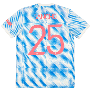 2021-22 Manchester United Maillot Extérieur Sancho #25 - 9/10 - (M)
