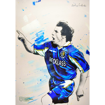 1997-99 Chelsea Zola CFS x AoF A3 Affiche