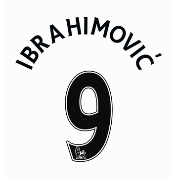 2016-17 Manchester United Troisième Ibrahimovic #9 Flocage Junior