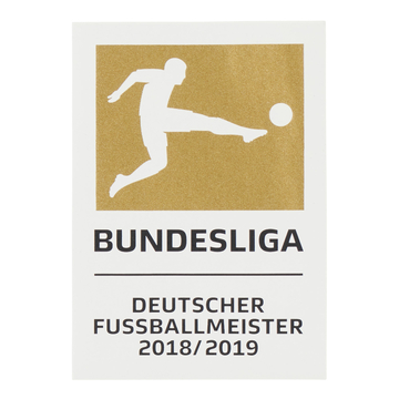 2019-20 Bayern Munich Bundesliga '2018-19 Deutscher Fussballmeister' Écusson de manche version joueur