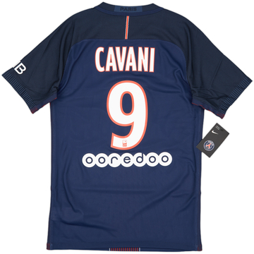 2016-17 Paris Saint-Germain Maillot Domicile Authentique Cavani #9 (S)
