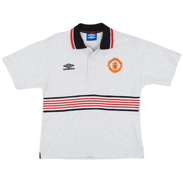 1994-96 Manchester United Umbro Polo - 9/10 - (XL.Boys)