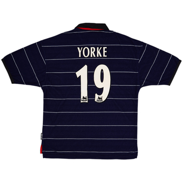 1999-00 Manchester United Maillot extérieur Yorke #19 - 9/10 - (M)