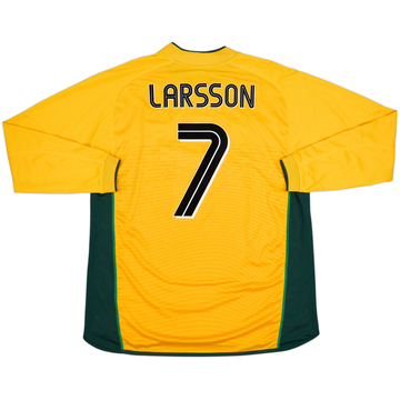 2003-04 Celtic Maillot Troisième ML Larsson #7 - 8/10 - (XL)