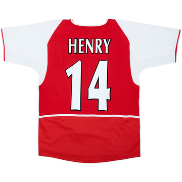 2002-04 Arsenal Maillot Domicile Henry #14 - 7/10 - (XL.Boys)