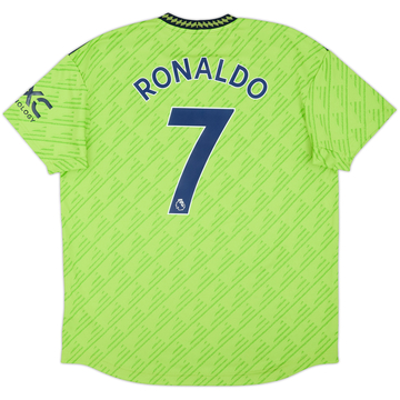 2022-23 Manchester United Maillot Third Authentique Ronaldo #7 - 8/10 - (XL)