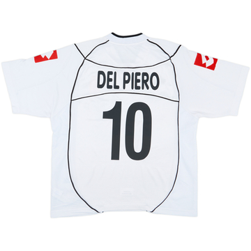 2002-03 Juventus Maillot extérieur Del Piero #10 - 6/10 - (XXL)