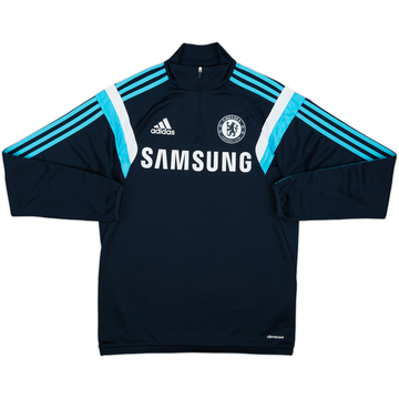 2014-15 Chelsea adidas Haut d'entraînement 1/4 zip - 8/10 - (S)