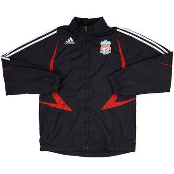 2007-08 Liverpool adidas Veste de pluie à capuche - 6/10 - (S)
