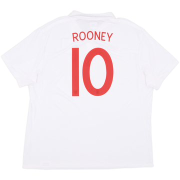2009-10 England Maillot Domicile Rooney #10 - 9/10 - (3XL)