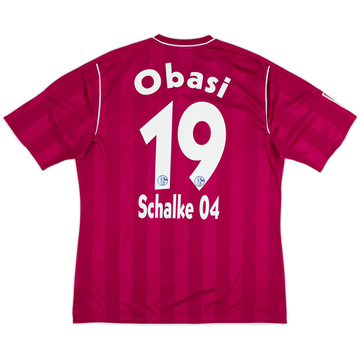 2011-12 Schalke Troisième Maillot Obasi #19 - 7/10 - (XL)