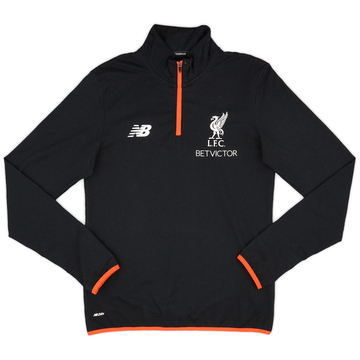 2016-17 Liverpool New Balance Haut d'entraînement 1/4 zip - 6/10 - (S)