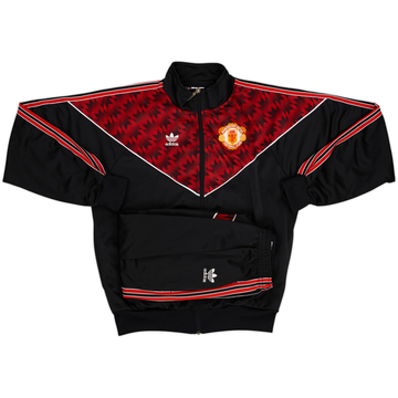 1990-92 Manchester United adidas Survêtement - 7/10 - (M)