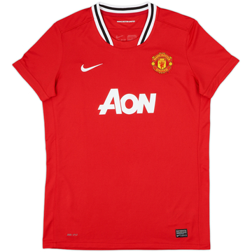 Maillot domicile Manchester United 2011-12 - 9/10 - (Taille L femme)