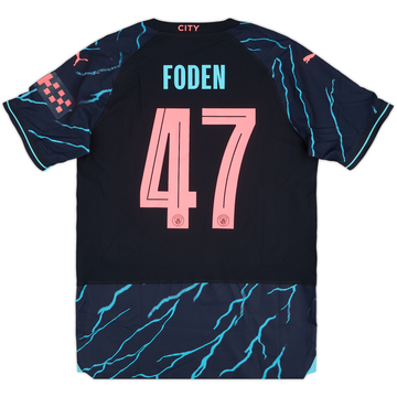 2023-24 Manchester City Troisième maillot authentique Foden #47 - 10/10 - (M)