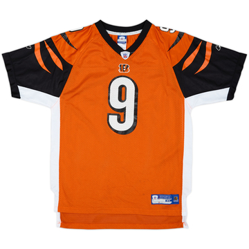 2005-06 Cincinnati Bengals Palmer #9 Reebok Maillot On Field Alternatif - 9/10 - (XL.Boys)