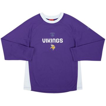 2005-06 Minnesota Vikings Reebok T-shirt d'entraînement L/S - 8/10 - (M.Boys)