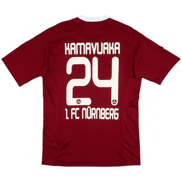2012-13 Nurnberg Maillot domicile version joueur signé par l'équipe Kamavuaka #24 - 8/10 - (L)