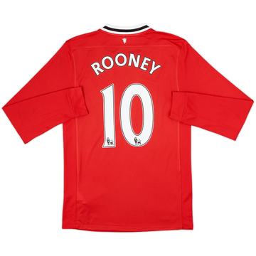 2011-12 Manchester United Maillot Domicile ML Rooney #10 - 8/10 - (S)