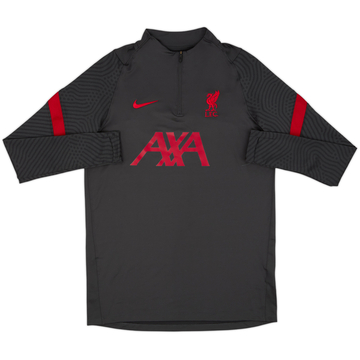 2020-21 Liverpool Nike Vaporknit 1/4 Zip Haut d'entraînement - 7/10 - (M)