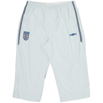 2002-03 England Umbro Pantalon de survêtement 3/4 - 7/10 - (L)