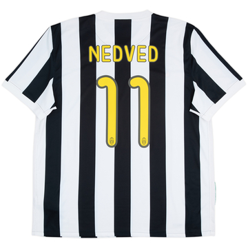 2009-10 Juventus Maillot Domicile Nedved #11 - 10/10 - (L)