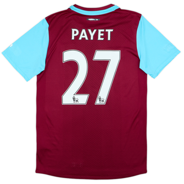 2015-16 West Ham Boleyn Maillot domicile Payet #27 - 5/10 - (M)
