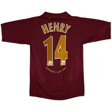 Maillot domicile Arsenal 2005-06 Henry #14 - 8/10 - (S)