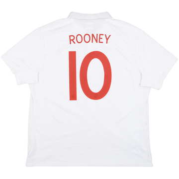Maillot domicile England 'South Africa' 2009-10 Rooney #10 - 8/10 - (XXL)
