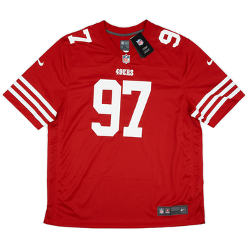 2022-23 San Francisco 49ers Bosa #97 Nike Maillot de match domicile (XL)