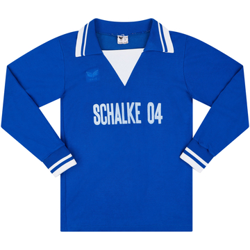 Maillot domicile Schalke 1977-78 manches longues - 6/10 - (S)