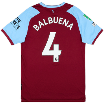 2020-21 West Ham Maillot de match Carabao Cup domicile Balbuena #4