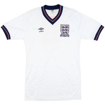 1986 England U-21 Maillot de match European Championship domicile #8 (vs Denmark)