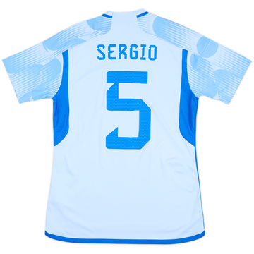 2022-23 Spain Maillot extérieur Sergio #5 - 8/10 - (S)