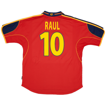 1999-02 Spain Maillot domicile Raul #10