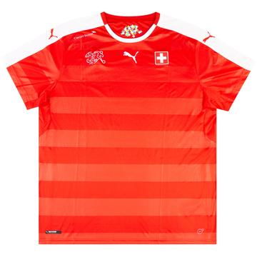 2016-17 Suisse Maillot Domicile - 8/10 - (XL)