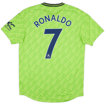 2022-23 Manchester United Maillot Third Authentique Ronaldo #7 - 7/10 - (M)