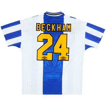 1994-96 Manchester United Maillot Third Beckham #24 - 9/10 - (XL)