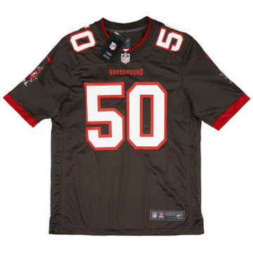2020-23 Tampa Bay Buccaneers Vea #50 Nike Maillot Game Alternatif (M)