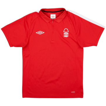2010-11 Nottingham Forest Umbro Maillot d'entraînement 1/4 zip - 9/10 - (S)